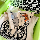 Baby Gift Box, Organic Cotton Two Piece with Tiger Print - Natural Fauna Kids