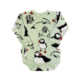 Beautifully Wrapped Baby Gift Box, Organic Cotton Three Piece with Skellig Print Fauna Kids