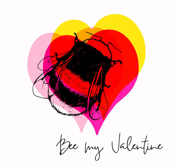 'Bee My Valentine' Greeting Card Fauna Kids