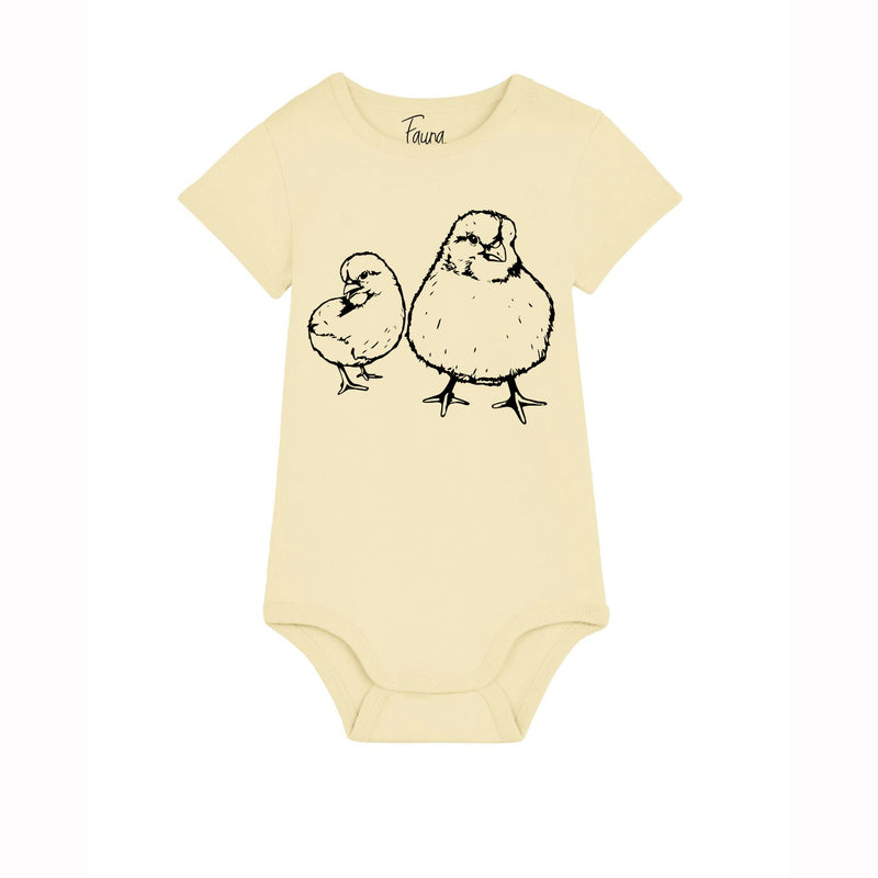 Baby Gift Box, Organic Cotton Two Piece with Chicks/Farm Print Fauna Kids
