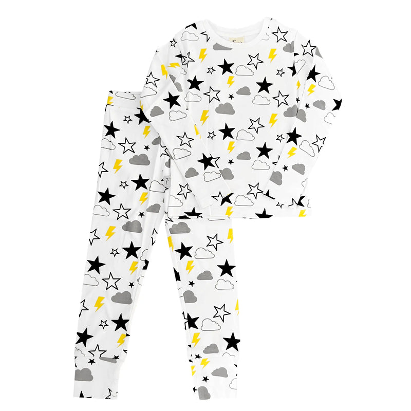 Fauna Kids Organic Cotton Kids Pyjamas | Storm Fauna Kids