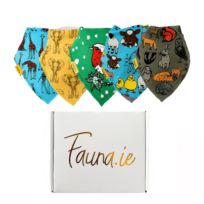 Fauna Kids X Babyboo Five Bibs Baby Gift Box Fauna Kids