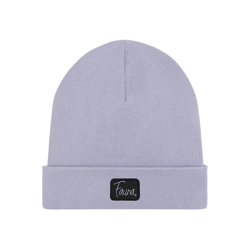 Fauna Logo Beanie Hat | Lilac Fauna