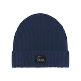 Fauna Logo Fisherman Beanie Hat | Navy Fauna