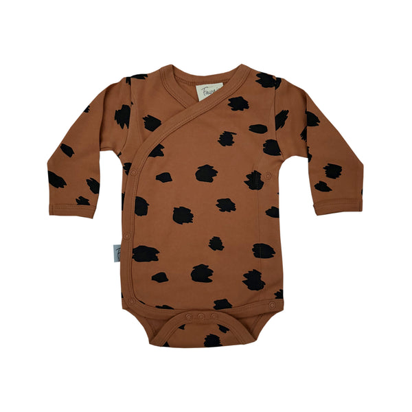 Organic Cotton Baby Bodysuit | Kimono Style | Fia Bui