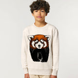 Kids Christmas Sweatshirt | Robin (Oatmeal) Fauna Kids