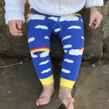 Kids Organic Cotton Footless Tights | After The Storm Slugs & Snails