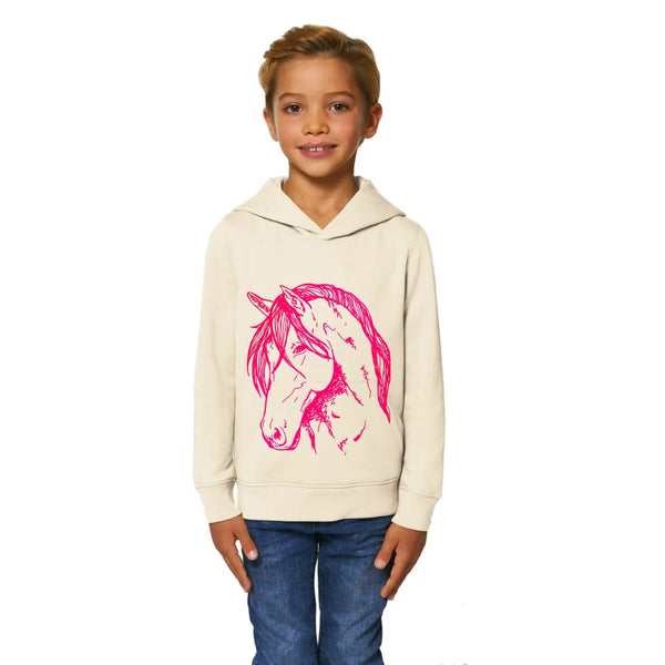 Kids Organic Cotton Hoodie | Neon Pony Fauna Kids