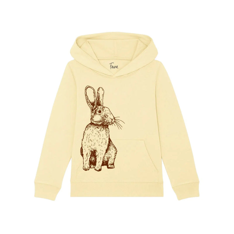Kids Organic Cotton Hoodie | Spring Rabbit Fauna Kids