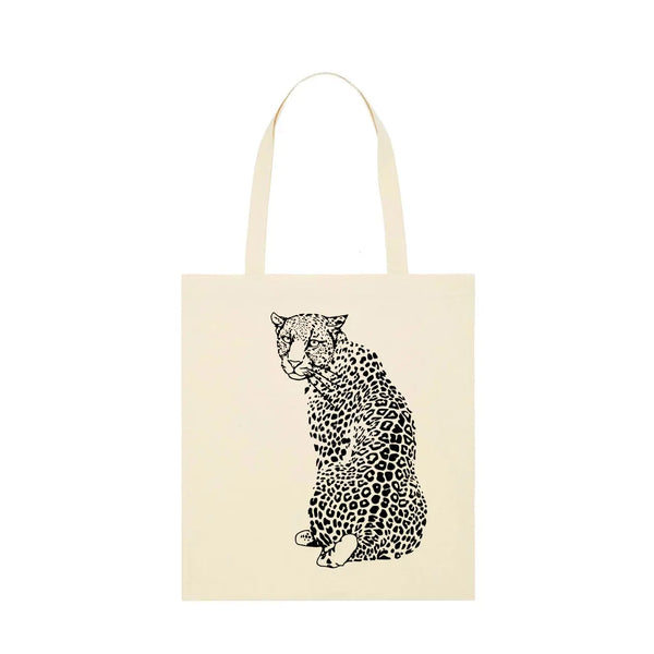 Lightweight Tote Bag | Leopard Natural Fauna Kids