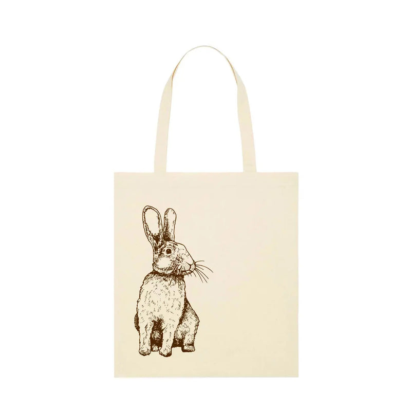 Lightweight Tote Bag | Rabbit Natural Fauna Kids