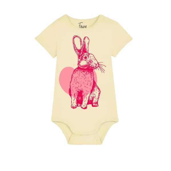Organic Cotton Baby Bodysuit | Raspberry Rabbit Fauna Kids