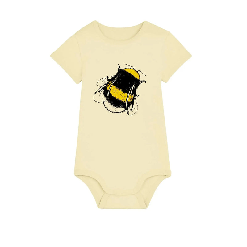 Organic Cotton Baby Bodysuits Trio | Bee, Pony & Calf Fauna Kids