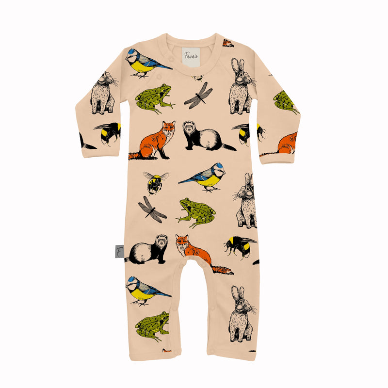 Organic Cotton Babygrow | Romper | Rabbit & Friends Fauna Kids