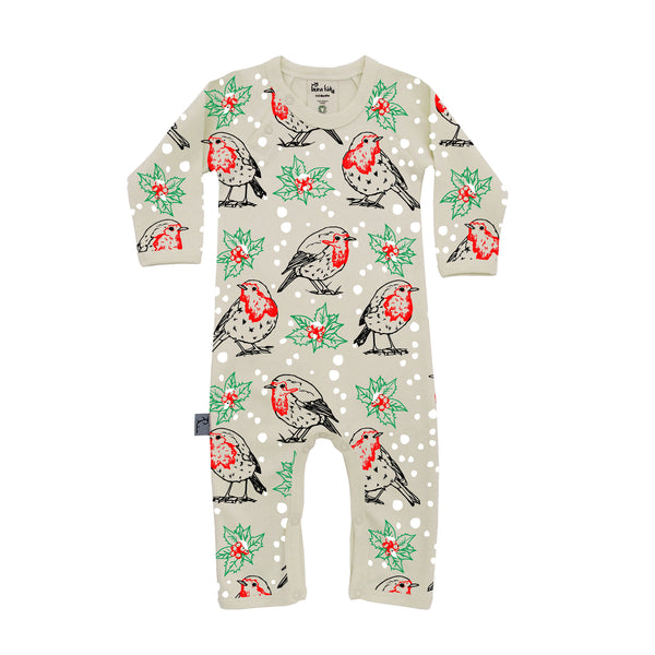 Organic Cotton Babygrow | Romper | Robin Fauna Kids