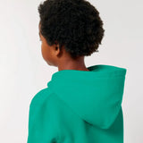 Organic Cotton Kids Hoodie | Tiger on College Green Fauna Kids