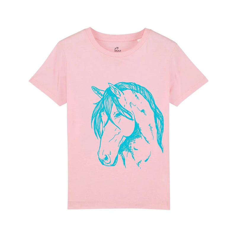 Organic Cotton Kids T-Shirt | Bubblegum Pony Fauna Kids