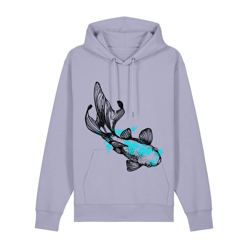 Organic Cotton Koi Fish Hoodie for Adults | Lilac Fauna Kids