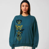 Organic Cotton Oversized Sweatshirt | Tattoo on Stargazer Fauna