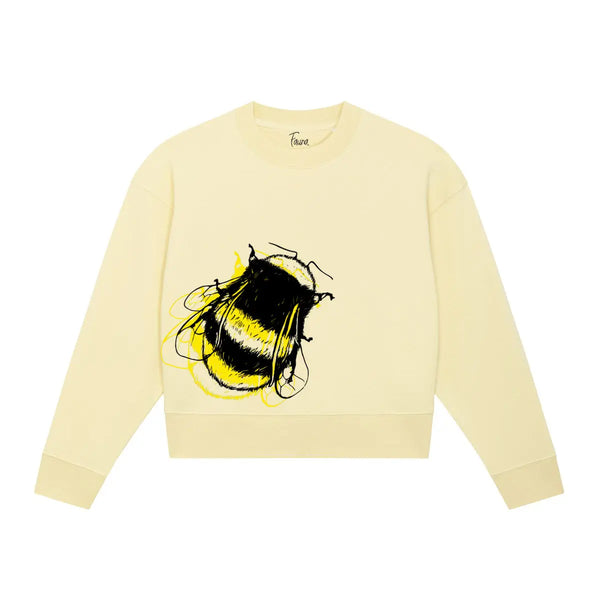 Organic Cotton Women's Cropped Sweatshirt | Bee Fauna Kids