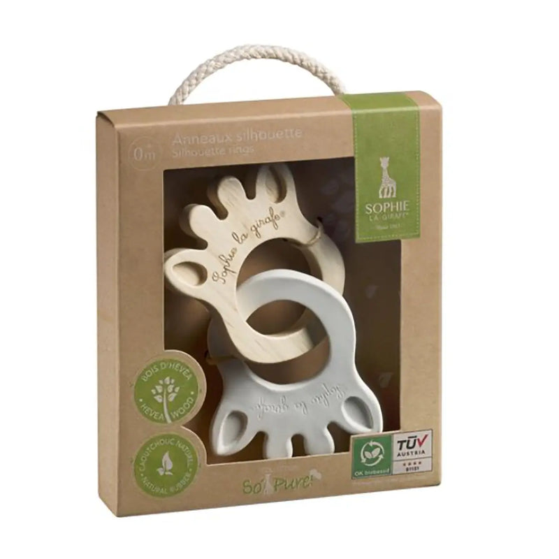 Sophie la girafe 'So Pure' Silhouette Rings in gift box Fauna Kids