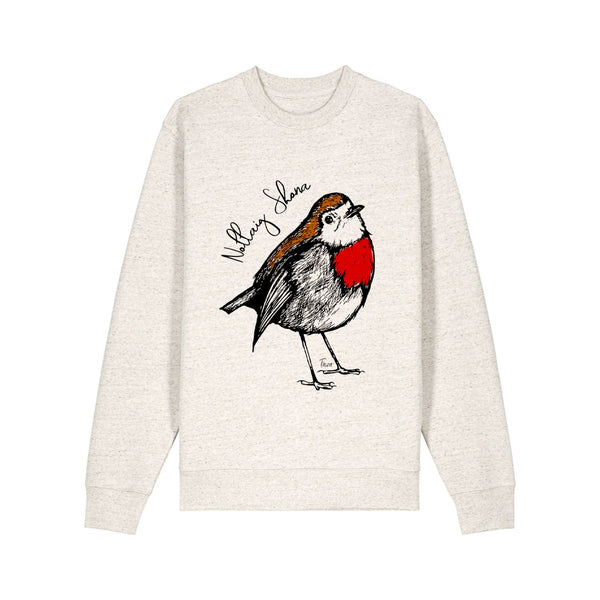 Unisex Christmas Sweatshirt | Robin Fauna