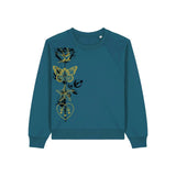 Women's Graphic Sweatshirt | Gold Tattoo on Stargazer Fauna Kids