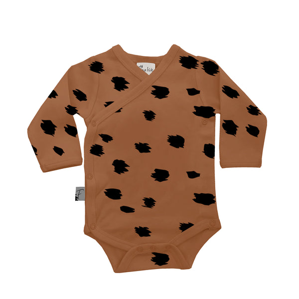 Organic Cotton Baby Bodysuit | Kimono Style | Fia Bui