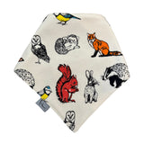 Fauna Kids Organic Cotton Baby Bib | Woodland