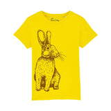 Organic Cotton Kids T-Shirt | Bright Yellow Fauna Kids