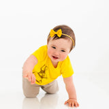 Organic Cotton Kids T-Shirt | Bright Yellow Fauna Kids